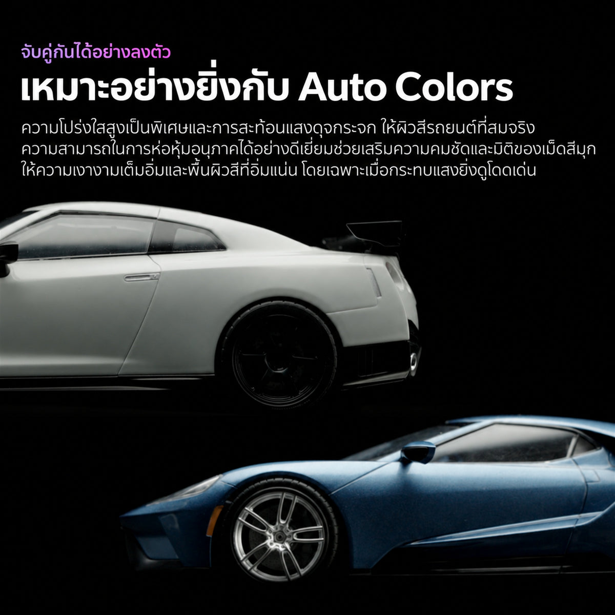 Kaleido ColorWorks น้ำยาเคลือบใสสูตรน้ำ Varnish 60ml และ 210ml (6 แบบ) Kaleido ColorWorks