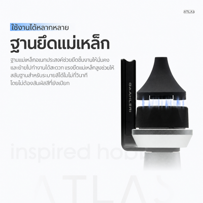 GAAHLERI ด้ามจับโมเดลสำหรับลงสี Atlas Painting Handle Gaahleri