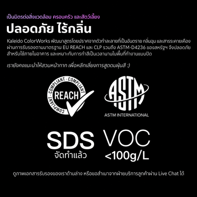 Kaleido ColorWorks สีรองพื้นอะคริลิกสูตรน้ำ Primer 60ml / 210ml (8 แบบ) Kaleido ColorWorks
