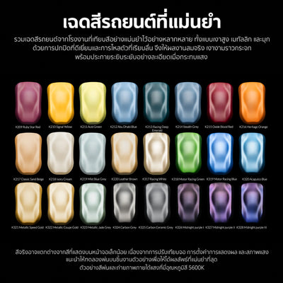 Kaleido ColorWorks สีอะคริลิกสูตรน้ำ Auto Colors Set B 20ml (24 สี) Kaleido ColorWorks