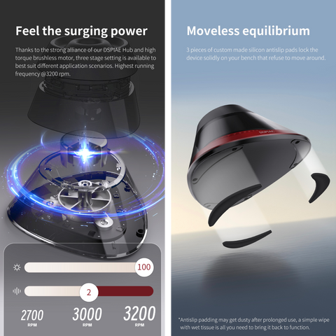 (New) DSPIAE เครื่องกวนสีขวดแบบสั่น Oscillating Stirrer