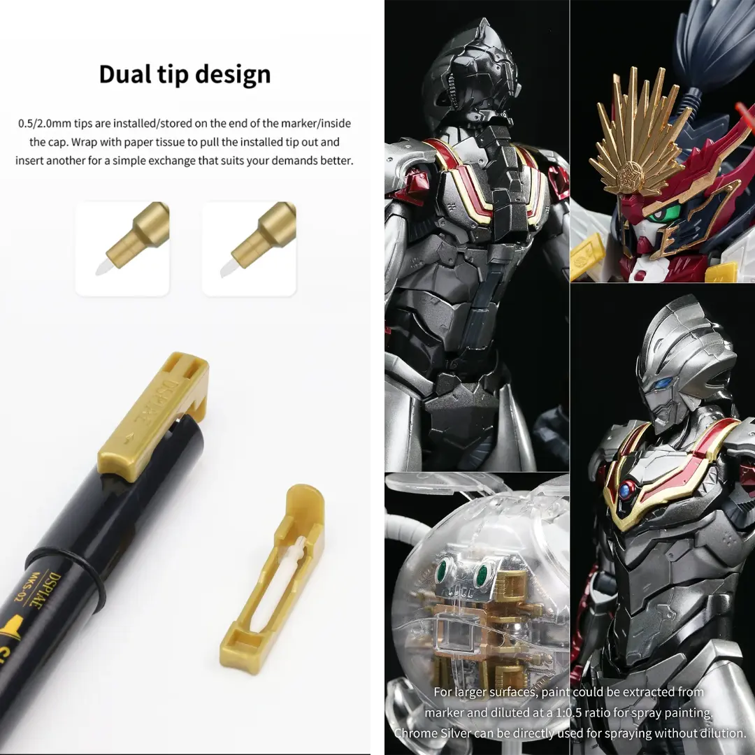 Super Metallic Color Marker By DSPIAE ปากกาสี Metallic Dspiae