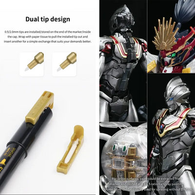 Super Metallic Color Marker By DSPIAE ปากกาสี Metallic Dspiae
