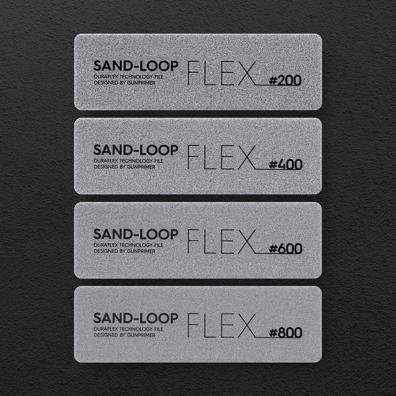 SAND-LOOP FLEX (3 ชิ้น) By GUNPRIMER กระดาษทรายสำหรับวัสดุโค้งงอ Gunprimer