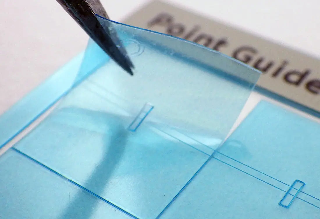 PANEL LINE GUIDE 1 [Point Line] By GUNPRIMER ไกด์เดินลาย Panel Line แบบลายสำเร็จ Gunprimer