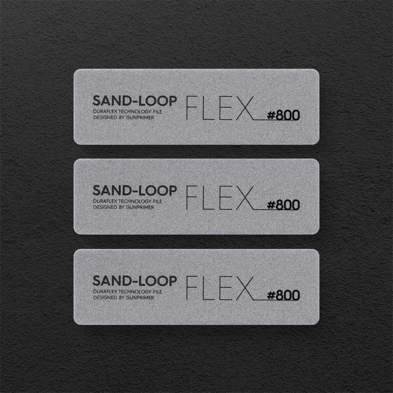 SAND-LOOP FLEX (3 ชิ้น) By GUNPRIMER กระดาษทรายสำหรับวัสดุโค้งงอ Gunprimer