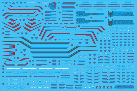 Delpi Water Decal (ดิแคลน้ำ) HG Zeus Silhouette