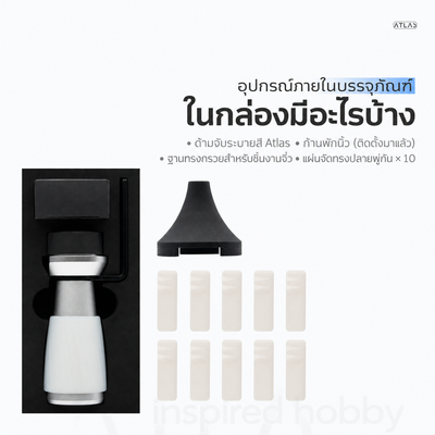 GAAHLERI ด้ามจับโมเดลสำหรับลงสี Atlas Painting Handle Gaahleri