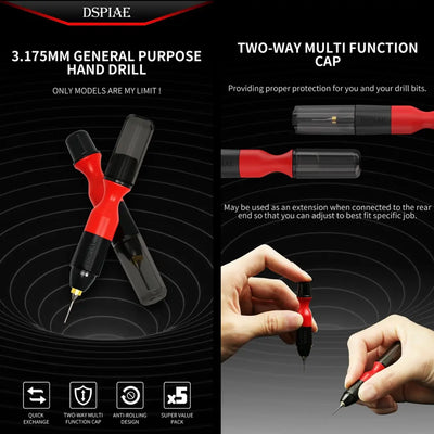 General Purpose Hand Drill By DSPIAE สว่านมือพลาสติก Dspiae