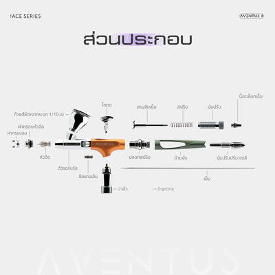 GAAHLERI แอร์บรัช Ace Series รุ่น Aventus II Verdant Ember GAAHLERI