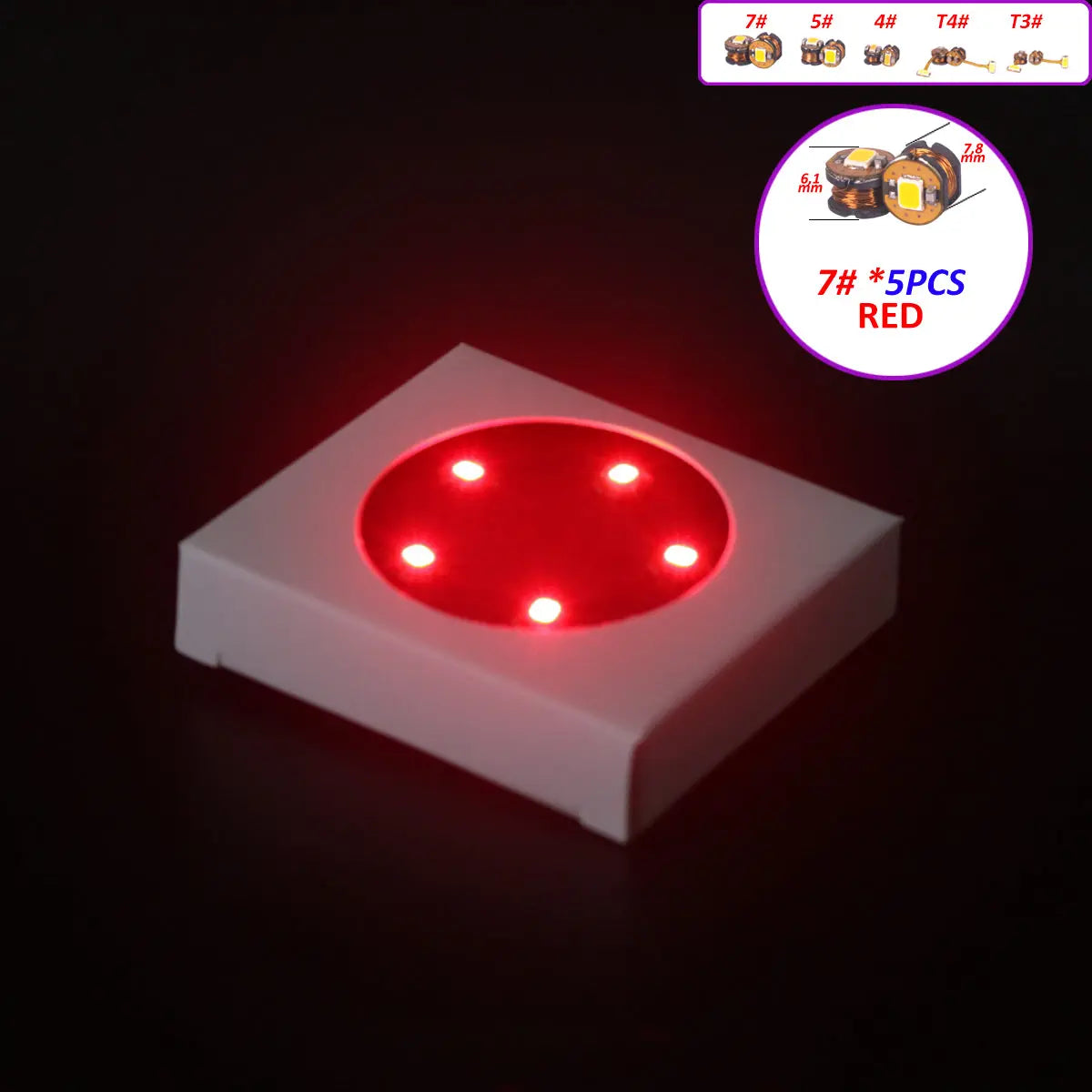 Wireless LED Bead (มี 5 ชิ้น) By LBASE ไฟ LED ไร้สาย LBASE