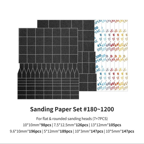 Sanding Paper By DSPIAE กระดาษทราย และ อะไหล่ สำหรับ ตะไบไฟฟ้าไร้สาย