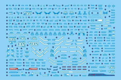 Delpi Water Decal (ดิแคลน้ำ) MG Sinanju Stein Narrative Ver.KA Delpi Decal
