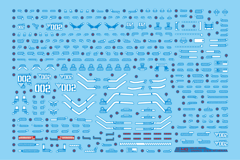 Delpi Water Decal (ดิแคลน้ำ) MG Sinanju Stein Narrative Ver.KA