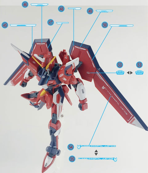 Delpi Water Decal (ดิแคลน้ำ) HG Immortal Justice Gundam