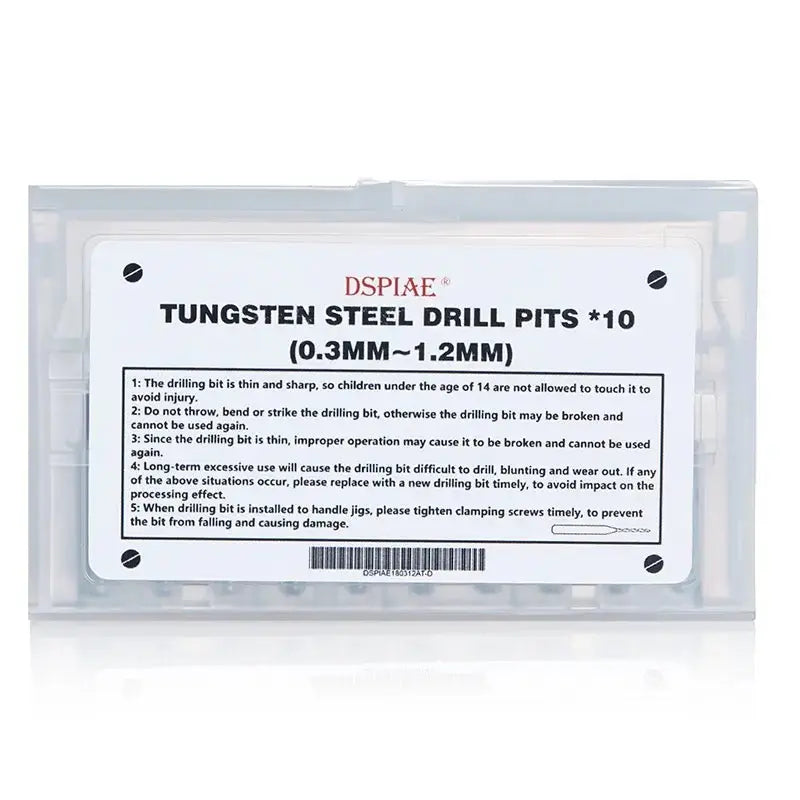Tungsten Steel Drill Bit By DSPIAE ดอกสว่านเบอร์ 0.3mm-1.2mm Dspiae