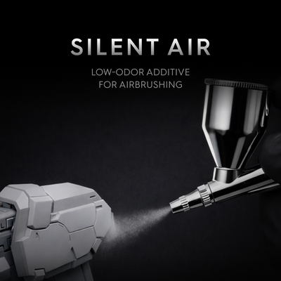 (New) GUNPRIMER SILENT AIR น้ำยาผสมสีแอร์บรัช สูตรลดกลิ่น Low-Odor Air Brush Additive