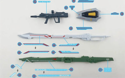 Delpi Water Decal (ดิแคลน้ำ) HG Destiny Spec II Gundam Delpi Decal