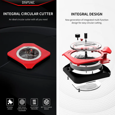 Integral Circular Cutter By DSPIAE เครื่องตัดเทปบังพ่นแบบวงกลม รุ่นพลาสติก Dspiae