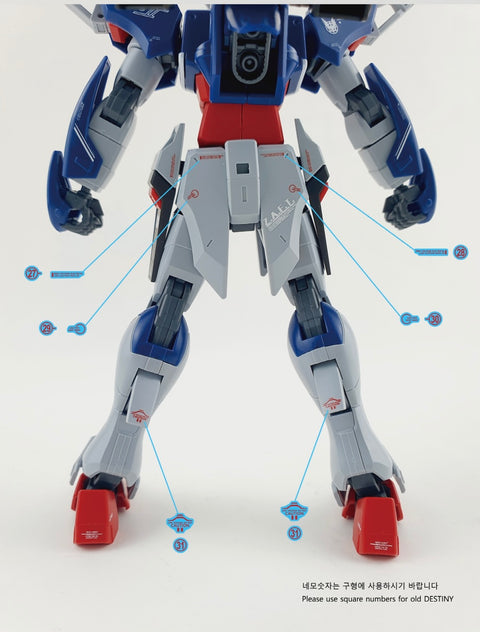 Delpi Water Decal (ดิแคลน้ำ) HG Destiny Spec II Gundam