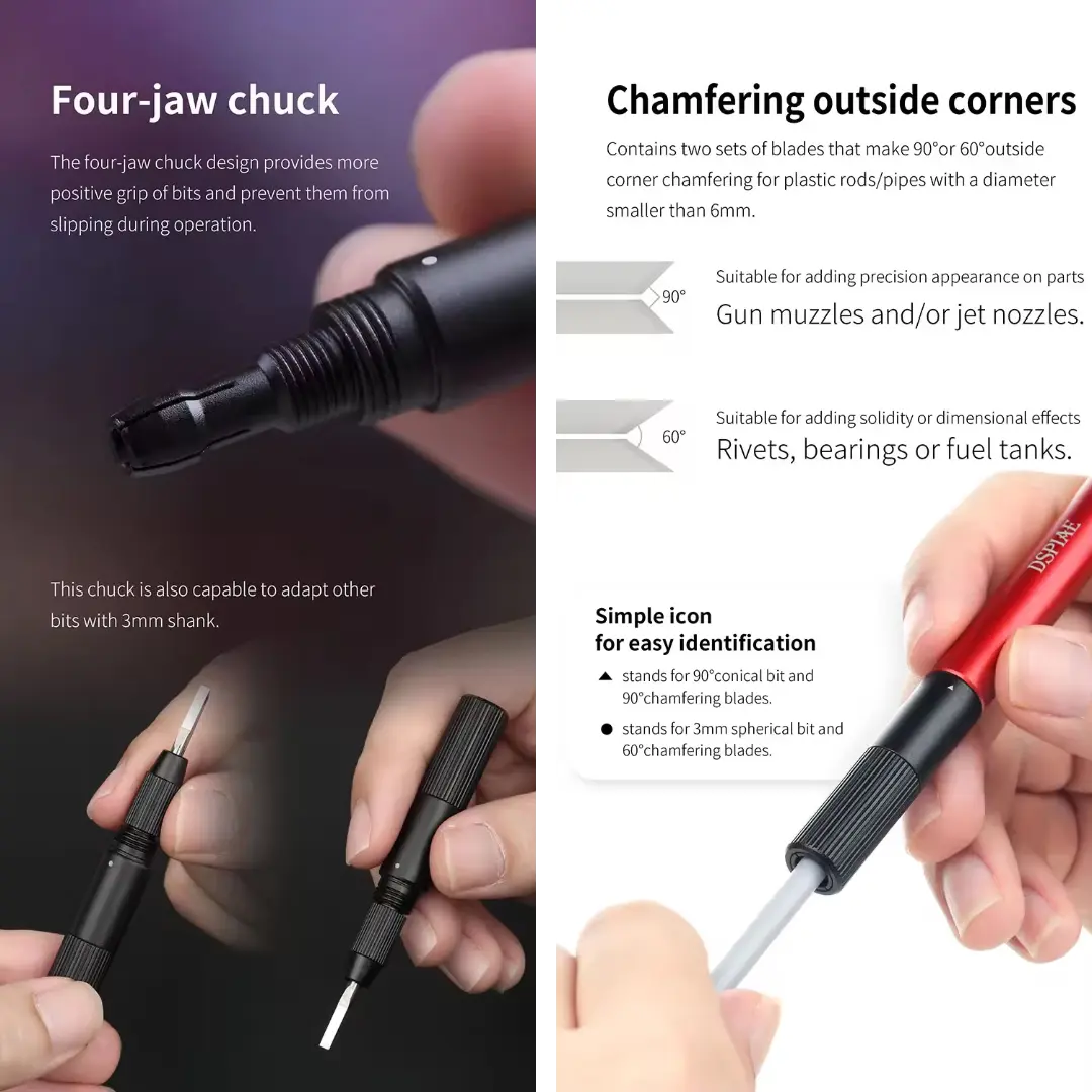 (New) "I-deal" Chamfering Tool By DSPIAE ปากกาลบคมมุมอเนกประสงค์ (ชุดเริ่มต้น) Dspiae