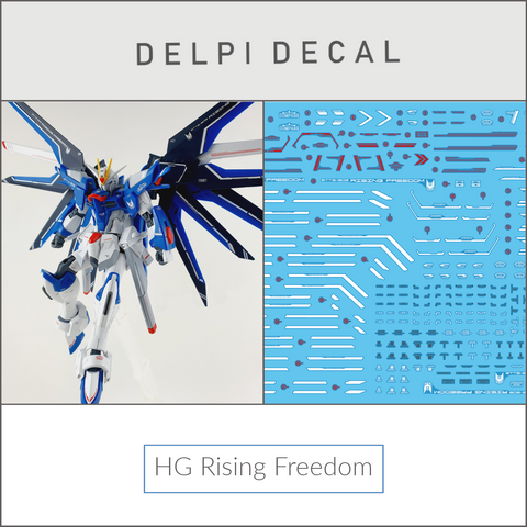 Delpi Water Decal (ดิแคลน้ำ) HG Rising Freedom Gundam