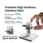 (New) GEEHOBBY ปากกาจับชิ้นงานสแตนเลส สำหรับงานโมเดลและกันพลา Stainless Steel Hobby Vise GEEHOBBY