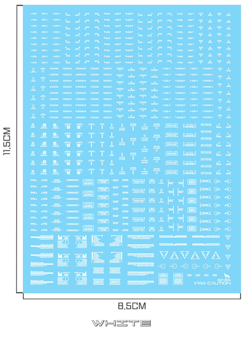 Delpi Water Decal (ดิแคลน้ำ) 1/144 Mechanical Caution