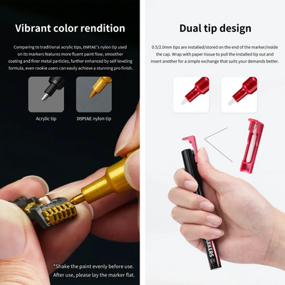 Super Metallic Color Marker By DSPIAE ปากกาสี Metallic Dspiae
