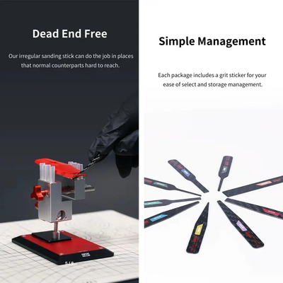 Irregular Carbon Fibre Sanding Stick By DSPIAE แท่งคาร์บอนไฟเบอร์ สำหรับกระดาษทราย Dspiae