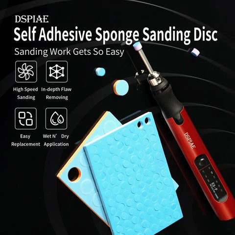 Self Adhesive Sponge Sanding Disc By DSPIAE หัวขัดฟองน้ำ สำหรับเครื่องขัดไฟฟ้าไร้สาย