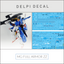 Delpi Decal (ดีคอลน้ำ) MG FULL ARMOR ZZ Delpi Decal