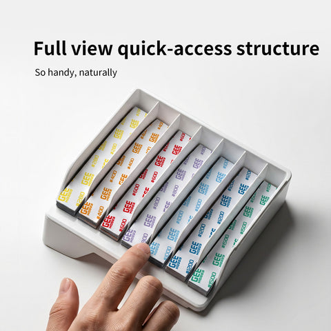 (New) GEEHOBBY ชุดกระดาษทรายแบบมีกาวในตัว พร้อมกล่องเก็บ Self-Adhesive Sandpaper Set GEEHOBBY