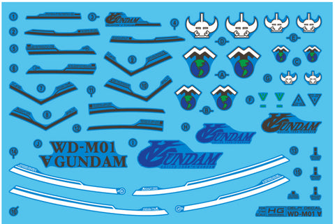 Delpi Water Decal (ดิแคลน้ำ) HG Turn A Gundam