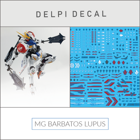 Delpi Decal (ดีคอลน้ำ) MG BARBATOS LUPUS Delpi Decal