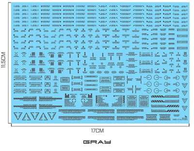 Delpi Water Decal (ดิแคลน้ำ) 1/60 Mechanical Caution Delpi Decal