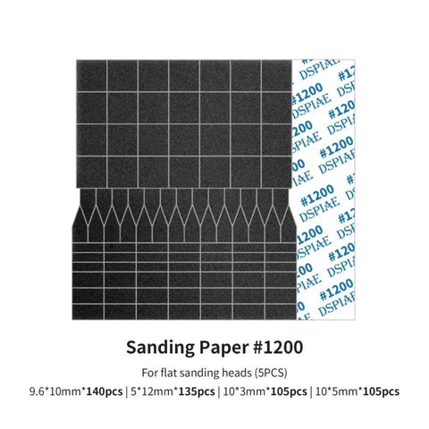 Sanding Paper By DSPIAE กระดาษทราย และ อะไหล่ สำหรับ ตะไบไฟฟ้าไร้สาย