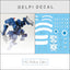 Delpi Decal (ดีคอลน้ำ) HG Police Zaku Delpi Decal