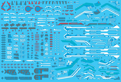 Delpi Water Decal (ดิแคลน้ำ) MG Justice Gundam Delpi Decal