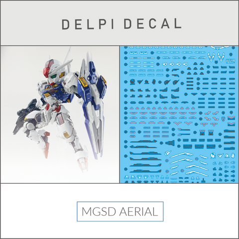 Delpi Decal (ดีคอลน้ำ) MGSD AERIAL Delpi Decal