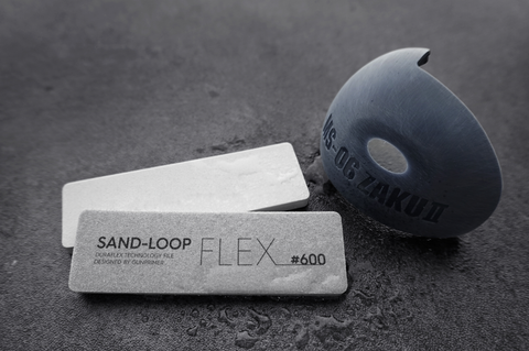 SAND-LOOP FLEX (3 ชิ้น) By GUNPRIMER กระดาษทรายสำหรับวัสดุโค้งงอ