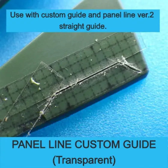 CUSTOM GUIDE [Transparent] By GUNPRIMER ไกด์เดินลาย Panel Line แบบโปร่งแสง Gunprimer