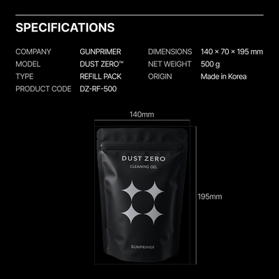 GUNPRIMER DUST ZERO เจลเก็บฝุ่นสำหรับกันพลา Gunprimer