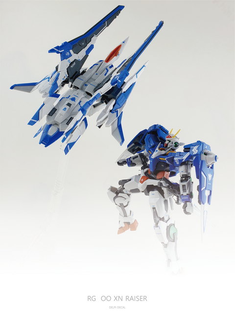 Delpi Water Decal (ดิแคลน้ำ) RG OO XN Raiser Gundam