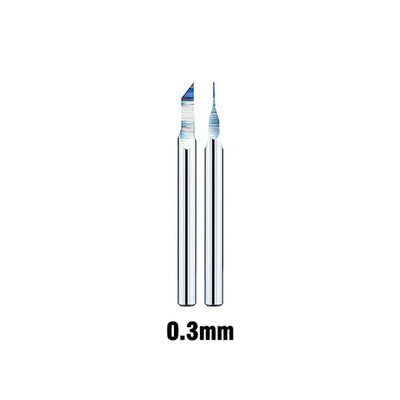 Tungsten Steel Push Broach By DSPIAE ใบมีดเดินลายเบอร์ 0.1mm - 0.8mm Dspiae