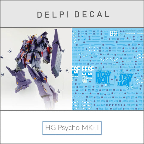 Delpi Decal (ดีคอลน้ำ) HG Psycho MK-II Delpi Decal