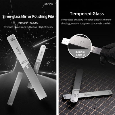 Siren-glass Mirror Polishing File By DSPIAE ตะไบขัด Dspiae