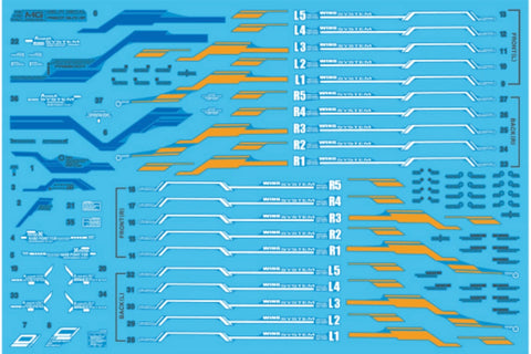 Delpi Water Decal (ดิแคลน้ำ) MG Freedom 2.0 Gundam