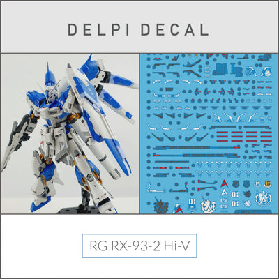Delpi Water Decal (ดิแคลน้ำ) RG RX-93-2 Hi-V Gundam Delpi Decal