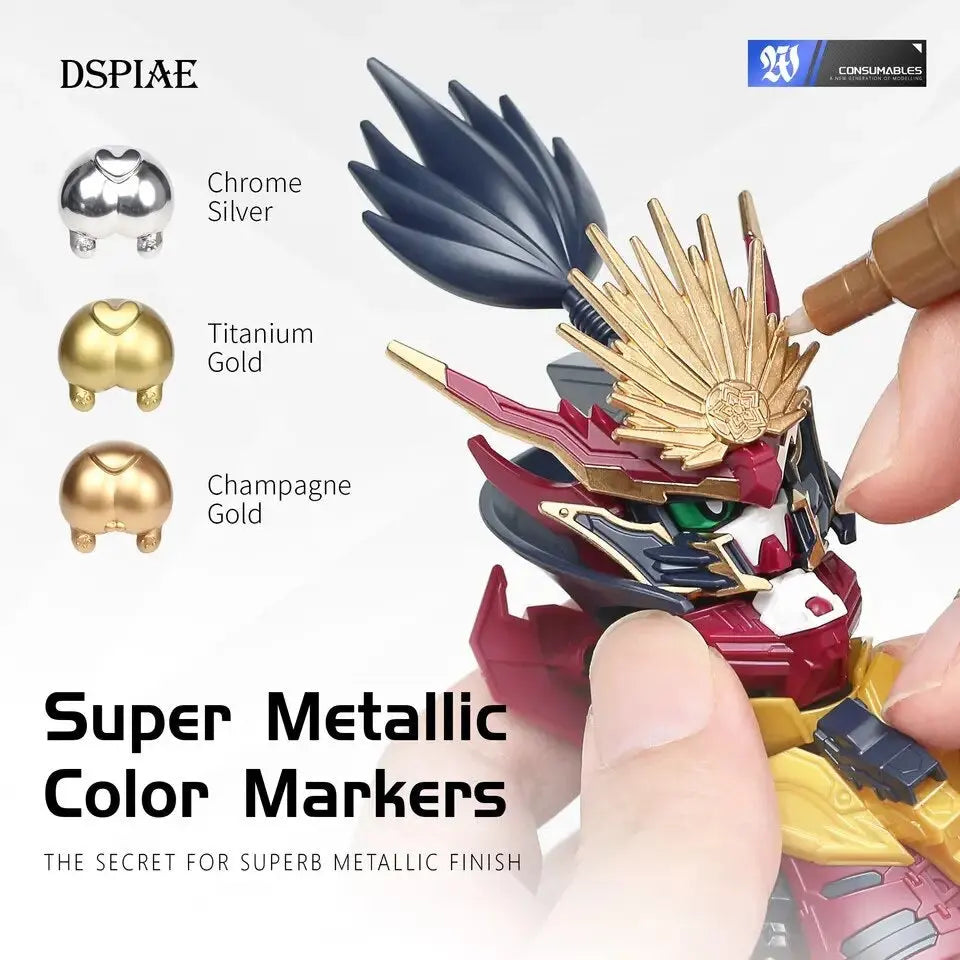 Super Metallic Color Marker By DSPIAE ปากกาสี Metallic Dspiae
